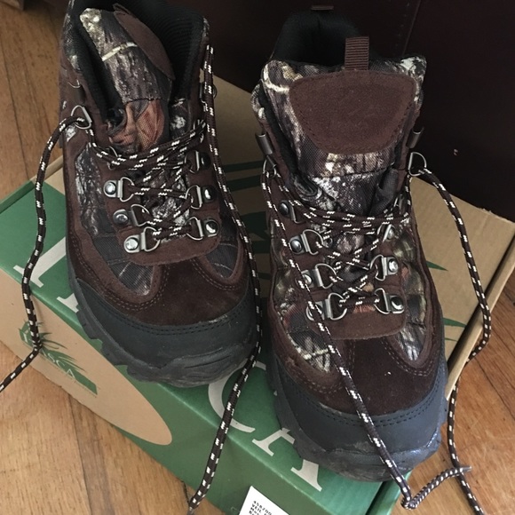 Waterproof camo hiking boots. Unisex. - Picture 2 of 4