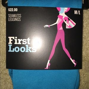 NEW with tags FIRST LOOKS seamless leggings M/L