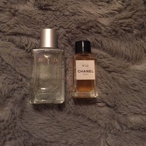 Prada and Chanel N 22 perfume