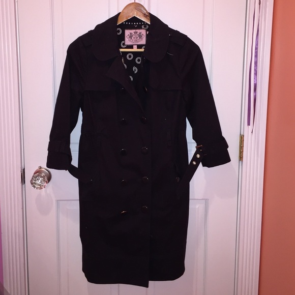 Juicy Couture Black Trench coat