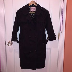Juicy Couture Black Trench coat