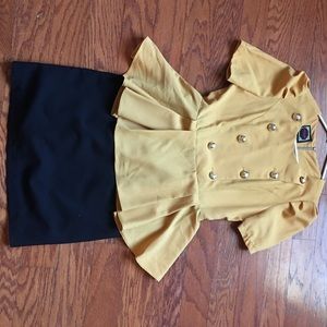 Boutique peplum dress