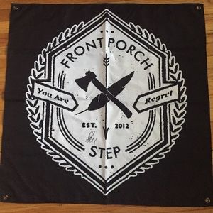 Front Porch Step flag SIGNED