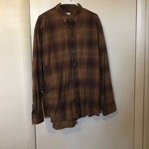 Men's Brown Flannel