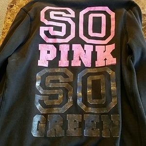 Black VS Pink full zip hoodie