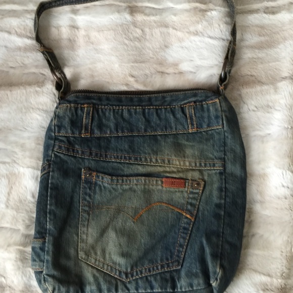 Small American eagle denim bag