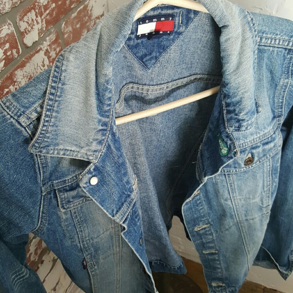 Vintage Tommy Hilfiger Jean Jacket Vintage Wash Tommy Hilfiger - Picture 4 of 4