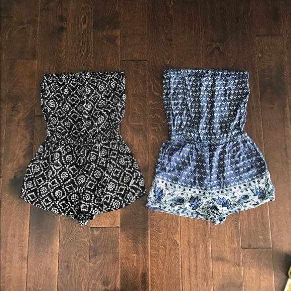 Angie Pants - Rompers LOT of 2 - M/L