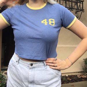 vintage graphic Crop top