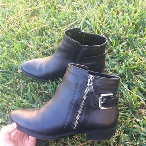 Black ankle boots