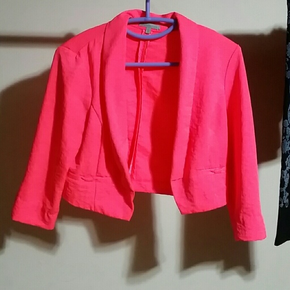 Hot pink blazer