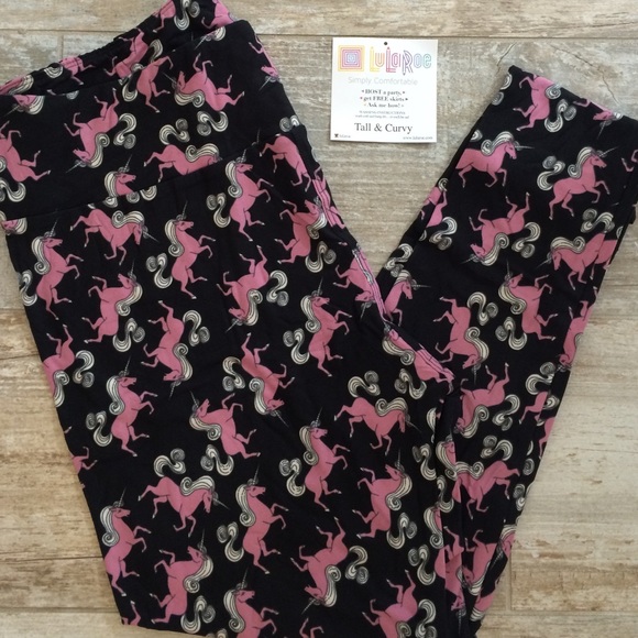 Lularoe unicorn print leggings!