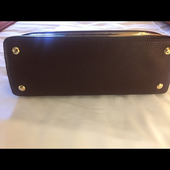 Coach Pebble and Patent Leather Satchel - Picture 2 of 4