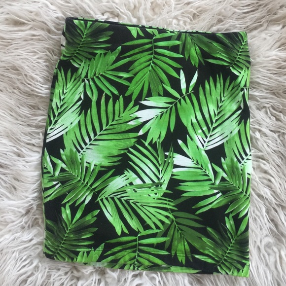 Palm Frond Hawaii Mini Skirt