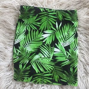 Palm Frond Hawaii Mini Skirt