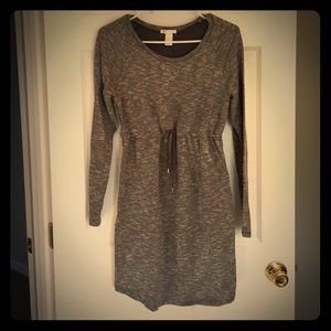 Maternity sweater dress