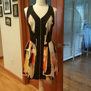 Multi colored dress.