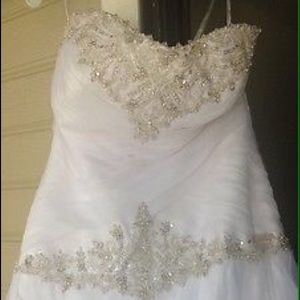 Fabulous Wedding Dress Lace up Corset Back