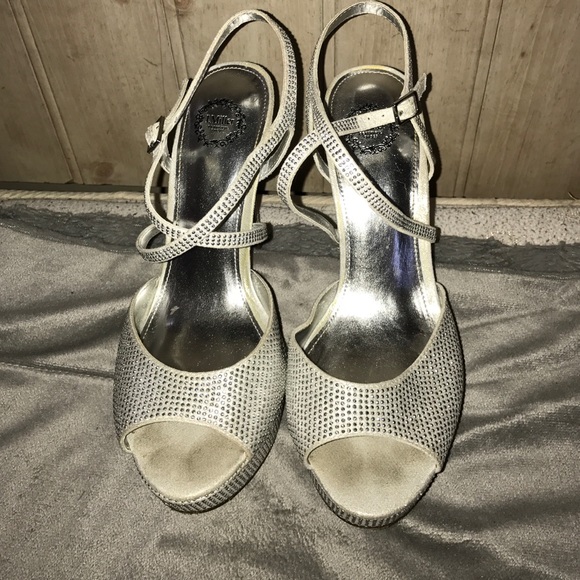 I Miller sparkle heels