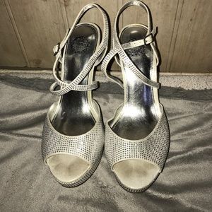 I Miller sparkle heels