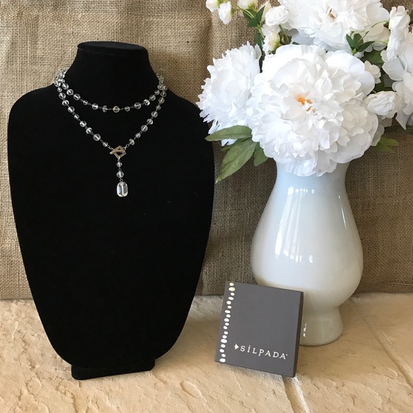 Silpada Sterling Silver and Glass necklace N1503 - Picture 1 of 3
