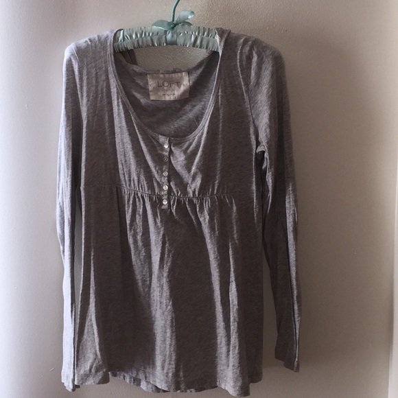 The Loft hooded lounge shirt