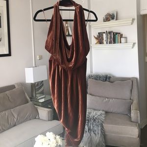 Sexy brown dress