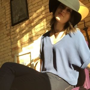 Blue Francesca's Top