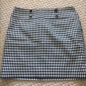 The Limited Houndstooth skirt