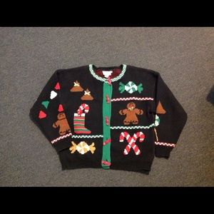 Vtg Ugly Christmas Sweater Gingerbread ManSALE Vtg Ugly Christmas Sweater Gingerbread ManSALE