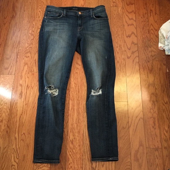 J brand distressed jeans. Size 28.