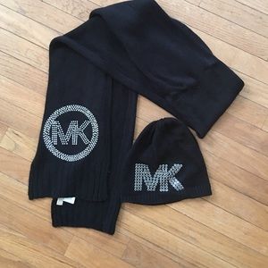 Michael Kors hat and scarf set