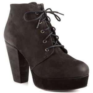 Steve Madden Black Raspy Bootie