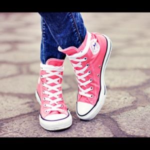 Women's size 11 pink Converse