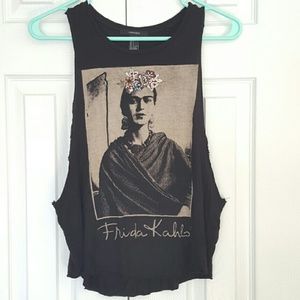 Frida Kahlo muscle tee