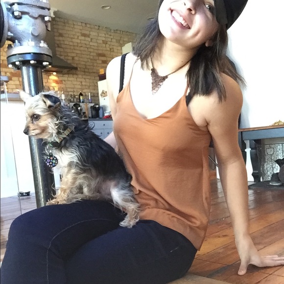 Camel Colored Top - Picture 2 of 2