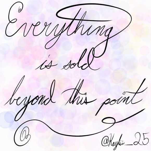 Thanks for shopping my closet!