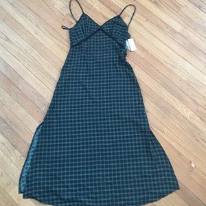 Denim and Supply Plaid maxi dress