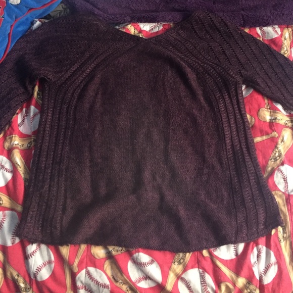 Burgundy Sweater - Picture 3 of 3