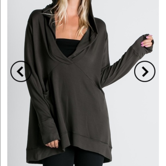 ✨Casual Hoodie In Charcoal - Picture 2 of 6