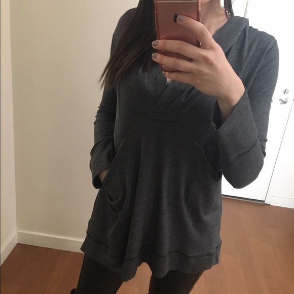 ✨Casual Hoodie In Charcoal - Picture 5 of 6