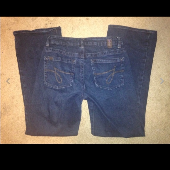 Ladies JAG Stretch Boot Cut Dark Jeans! 6 x 30.5