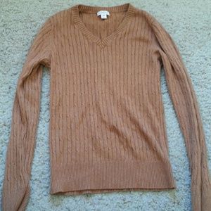 Cable knit sweater