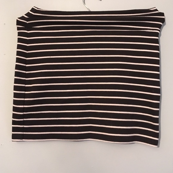 black and tan american eagle pencil skirt