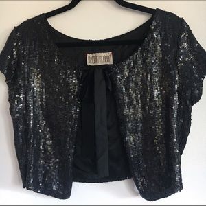 Stefania Morland Sequin Top