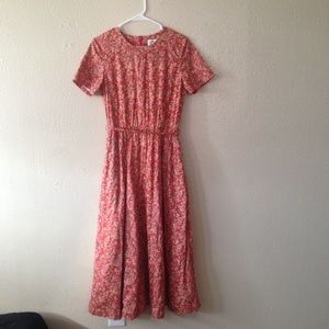 Orvis Vintage style A-line floral dress