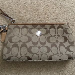 Coach larger wristlet/wallet