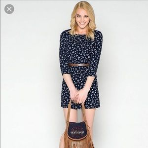 Springfield navy floral dress