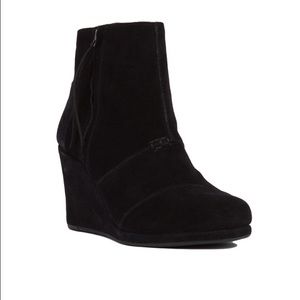 Toms Desert Wedge High Ankle Boot sz 9