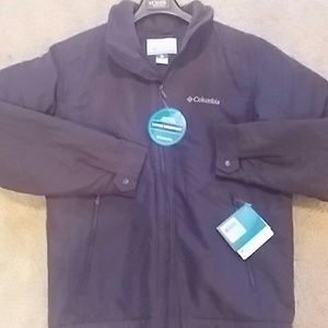 Dark brown Columbia winter jacket